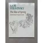 (原版譜/四手聯彈)STRAVINSKY THE RITE OF SPRING FOR PIANO FOUR HANDS