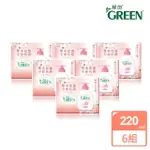 【GREEN 綠的】抗菌潔手乳櫻花220ML瓶裝X6+220ML補充瓶X6(洗手乳)