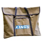 Adventure Kings PortableBBQ Firepit Canvas Bag 400GSM Ripstop Heavy-Duty Handle