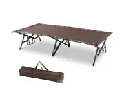 TIMBER RIDGE Portable Adults Outdoor Bed Camp Cots for Sleeping with Carry Ba...