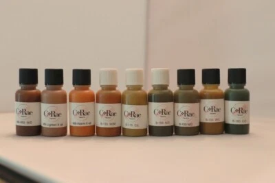 9 colors set CRae Microblading M Liquid Pigment For Eyebrows Brows