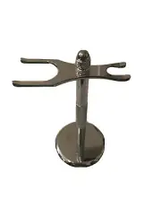 Perfecto Deluxe Chrome Razor And Brush Stand NIB
