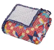 The Pioneer Woman Full/Queen Size Cotton Quilt - Starlight Patchwork