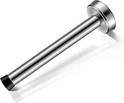 Long Door Stops, Stainless Steel Door Stopper, 8 Inch Commercial Doorstop Door Holder Wall Mounted, Large Modern Brushed Metal Solid Door Bumper w/Mute Rubber Tip, Heavy Duty Door Stopper