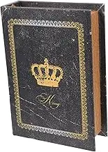 ULDIGI Box Vintage Model Decorative Storage Organizer for Home Office Faux Book Keepsake Case Craftsmanship for Bookshelf Table Centerpiece Friends Family