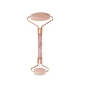 Milagro Rose Quartz Double Sided Jade Stone Roller For Face Massage