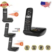 Stylish A694A Cordless Phone Set - Answering Machine & 30min Recording Capacity