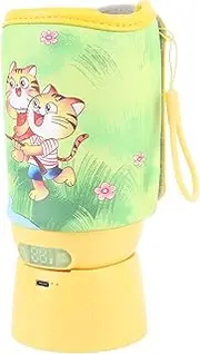 Portable Milk Heater, Fast Heating Bottle Warmer, Baby Bottle Food Warmer for Travel, Keeping Warm 48 Hours,for Night Feeding with Multiple Temperature Sensors, 7 Adjustable Levels