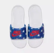 Nike Victori One Slides Sandals White Blue Red USA CN9678-402 Men's Size 13