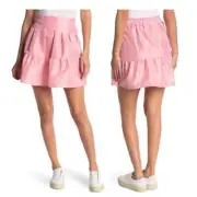 Topshop Taffeta Lantern Mini Skirt size 10 Pink NWT