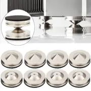 4pcs Audio Speaker Stand Feet Stainless Steel HiFi Isolation Spike Base Pad