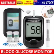 Blood Glucose Monitor Diabetes Testing Kit Blood Sugar Tester With 50 Test Strip