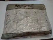Vintage Springmaid Wondercale Striped Double Fitted Sheet For 54”x 76” Masculine