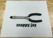 Snap-on Tools USA NEW DARK TITANIUM Soft Grip 7" Long Mini Diagonal Cutter 808CF
