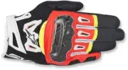 SMX-2 V2 Air Carbon Gloves Black/Red/White/Yellow Medium Alp. 3567717-1325-M