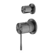 Nero Opal Graphite Brushed Gold Brushed Nickel Brushed Bronze Brass Separate Plate Shower Mixer With Divertor