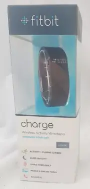 Fitbit Charge Black Size Large FB404BKL Fitness Tracker New in Box -A1