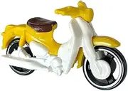Hot Wheels - Honda Super Cub - HW Moto 3/5 - HKK32 - Short Card - Motorcycle - Yellow - Mattel 2023