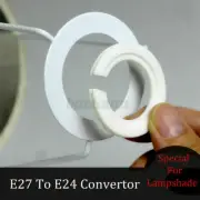 5 PCS of E27 To E14 Lamp Shade Reducer Plate Light Fitting Ring Adapter