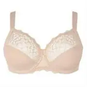 NWT Simone Perele Caresse Full Cup Bra 12A320 Beige 34B 83425