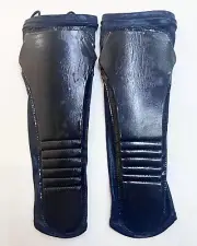 Pro Wrestling Kickpads Wet Look Black