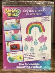 Shrinky Dinks Crystal Clear Creative Pack 10 Sheets