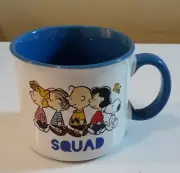 NEW Peanuts SQUAD Coffee Mug Snoopy Charlie Brown Linus Lucy Marcie 20 oz