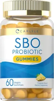 Carlyle SBO Probiotic | 60 Gummies | Tropical Flavor | Soil Based Organisms | Ve