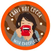 Crave Hot Chocolate Pods, Compatible with 2.0 K-Cup Brewers, Milk Chocolate, ...