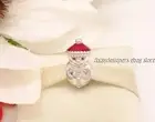 NEW Pandora SNOWMAN & SANTA HAT Christmas Charm 798478C01 RETIRED