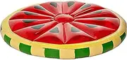 Swimming Floaty Cute Round Pool Floats Unique Design Swimming Ring Large Watermelon Inflatable Swim Ring for Kids Adult Attractive Toys Ergonomic LWX