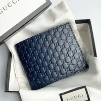 在飛比找樂天市場購物網優惠-美國百分百【全新真品】Gucci 皮夾 經典滿版壓紋 log