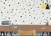 Small Black Polka Dot Wall Decals | Spots Vinyl Stickers - Nurseries