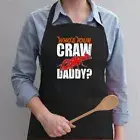 Cajun Crawfish, crawdaddy Apron with 2 Large Pockets - Gift for Your Dad