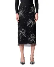 Carolina Herrera Embellished Midi Skirt