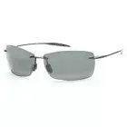 Maui Jim Men's Lighthouse 63 mm Black Sunglasses MJ0423S-001