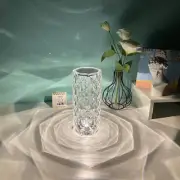Nordic Crystal Lamp USB Table Lamps Bedroom Touch Dimming Atmosphere Diamond Nig