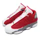 Nike 籃球鞋 Air Jordan 13代 GS 女鞋 Red Flin AJ13 喬丹 紅 白 884129600