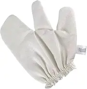 Shower Gloves | Silk Scrub Gloves for Shower - Non-Slip Mitten, Dead Skin Remover for Dry Brushing Massage Bath Face Back Bathroom