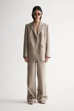 Lydia Blazer Latte Size 14 | Elka Collective