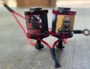 1" 8-32 Tattoo Machine 8 Wrap Coils Crimson House of 1000 Corpses Candy Red Rob