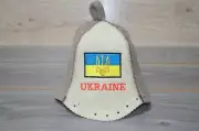 Sauna hat wool Ukrainian Sauna hat Sauna Felt Українські шапки для сауни лазні