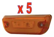 GLO CAB LIGHTS (11 LED) For PETERBILT 579 (AMBER/AMBER) 5 Each