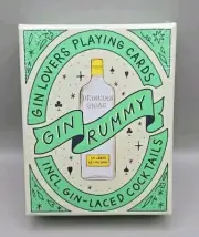 NEW Laurence King Gin Rummy Gin Lovers Cocktails Playing Cards Sealed In Box