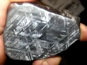 173 GM ETCHED GIBEON IRON METEORITE SLICE MUSEUM GRADE NAMIBIA AFRICA