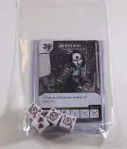 DC Dice Masters Justice League * KATANA * Set RARE UNCOMMON CUR + 4 DICE