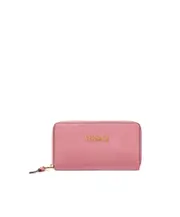 Versace Tag Zipped Long Wallet One size pink