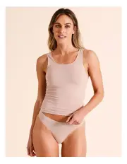 [Soho] Seamless G-string in Beige