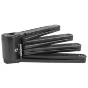 M-Wave F 1240/8 Folding Lock, Key, 124cm, 8mm, Black