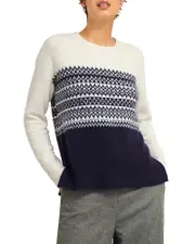 Hobbs London Lorrie Fair Isle Sweater